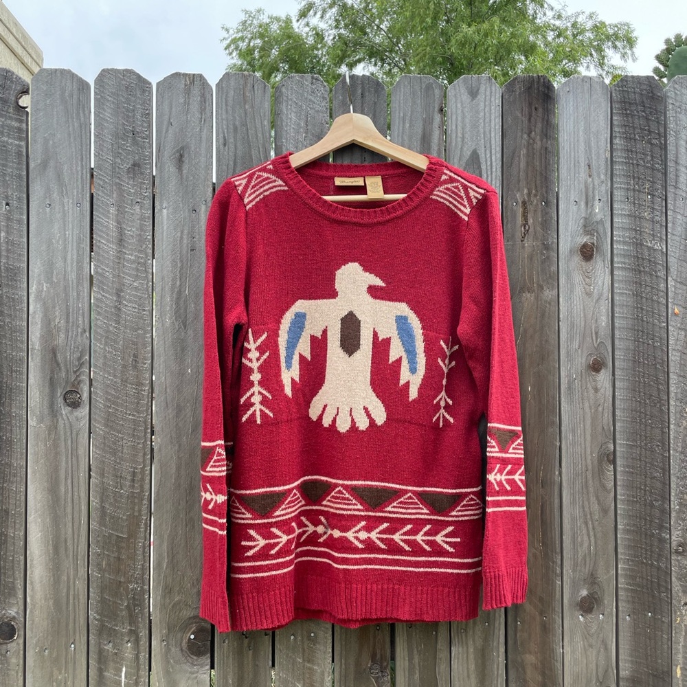 Wrangler Aztec Thunderbird Sweater size M
